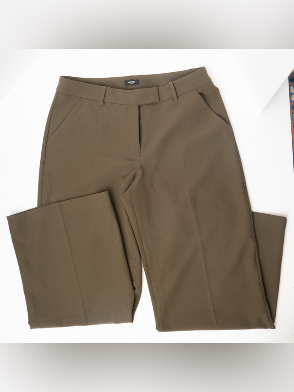 Express Olive Editor dress pants